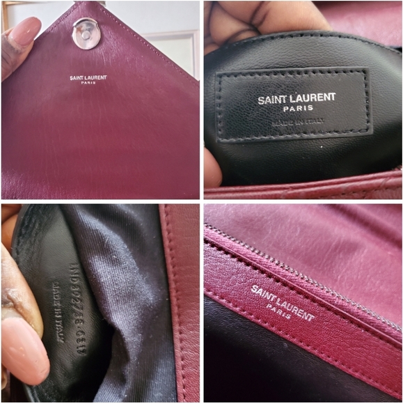 Saint Laurent Chevron Quilted Large College Bag - Picture 5 of 12